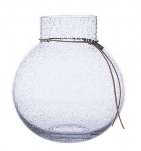 Glasvas/ljuslykta Rund 24x25cm Bubblig - Ernst Kirchsteiger