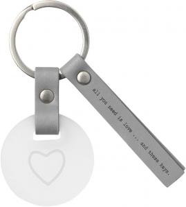 Nyckelring Heart All you need is love and these keys - Räder