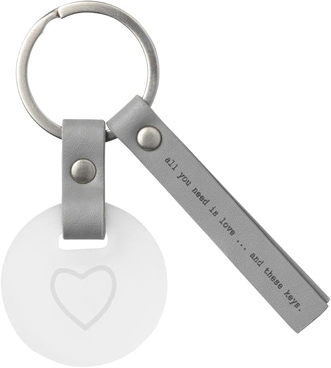 Nyckelring Heart All you need is love and these keys - Rder