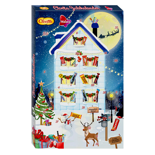 Cloetta Favorit Adventskalender, julkalender 