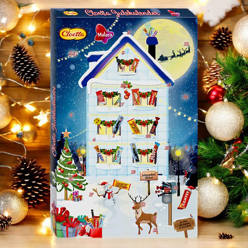 Cloetta Favorit Adventskalender, julkalender 