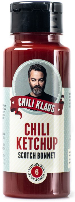 Chili Klaus Ketchup Scotch Bonnet (vindstyrka 6) frn Chili Klaus